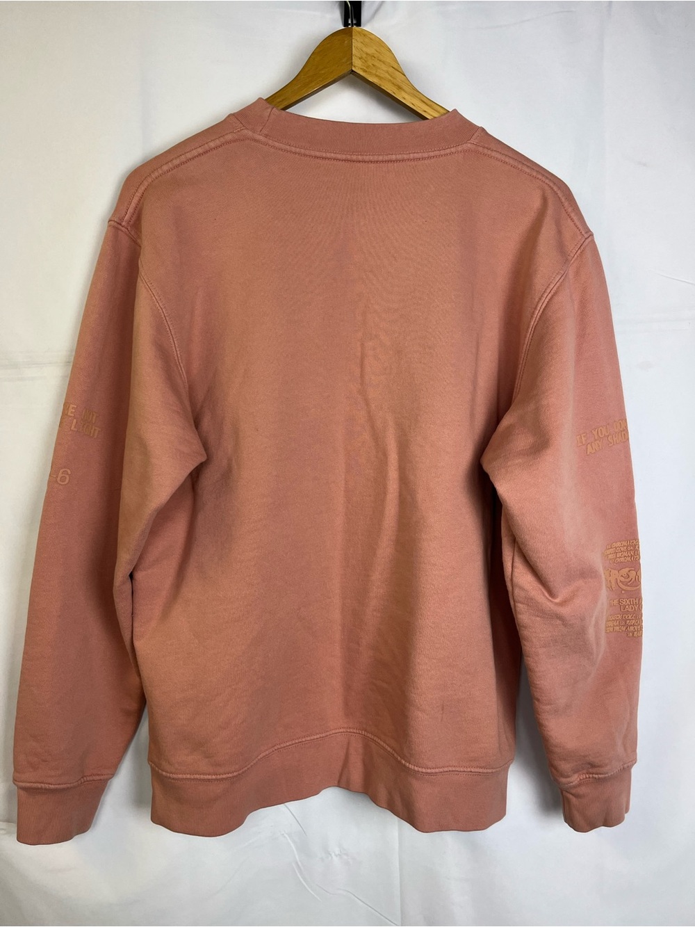 Lady Gaga Limited Edition Chromatica Pink Embossed Crewneck Size M - Picture 3 of 8